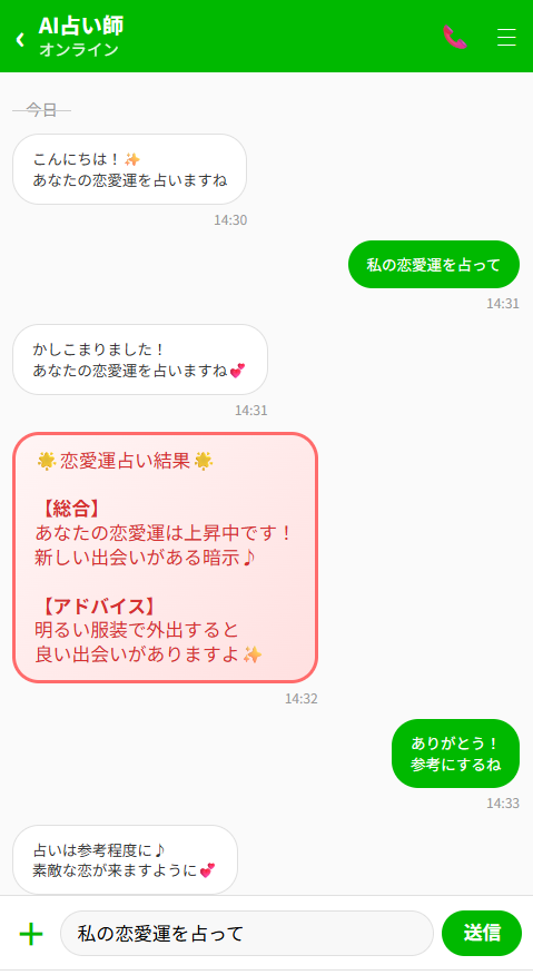 LINE占い